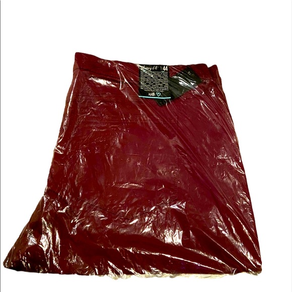 LULAROE SKINNY CRANBERRY STRETCH JEANS - size 44 - Picture 4 of 4